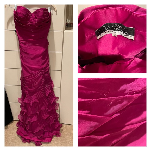 Magenta Dahlia MacPhee Chiffon Gown (Nordstrom) - Picture 2 of 2